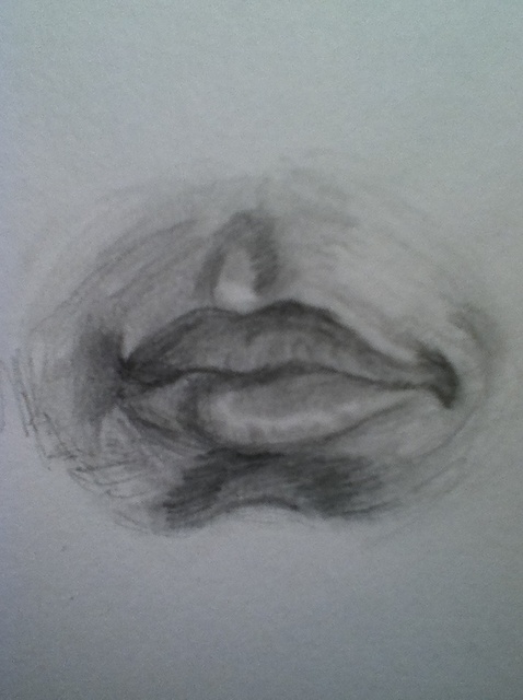 478x640 How To Draw Closed Lips - Closed Lips Drawing