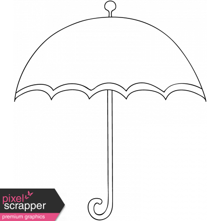 456x456 Drawing Umbrella Sketch Transparent Png Clipart Free Download - Closed Umbrella Drawing