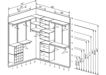 368x260 Consult A Closet Designer - Closet Drawings