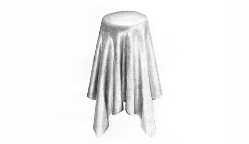 850x493 how to draw fabric silk and wool - Cloth Drawing