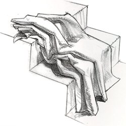 250x250 folded clothes drawing - Cloth Drawing