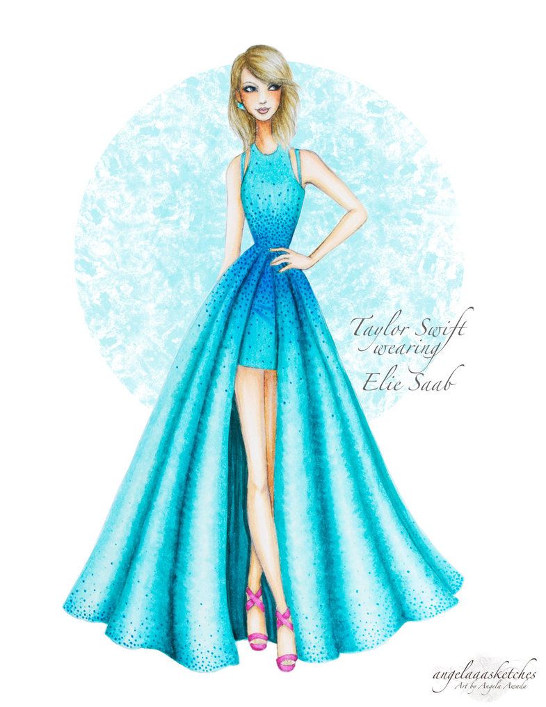 785x1017 Taylor Swift Grammy Awards Updated - Clothes Design Drawing