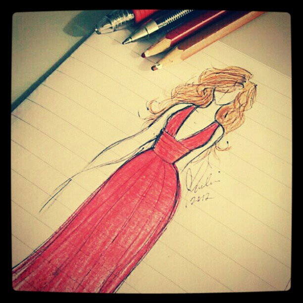 612x612 Paulinemc - Clothes Design Drawing