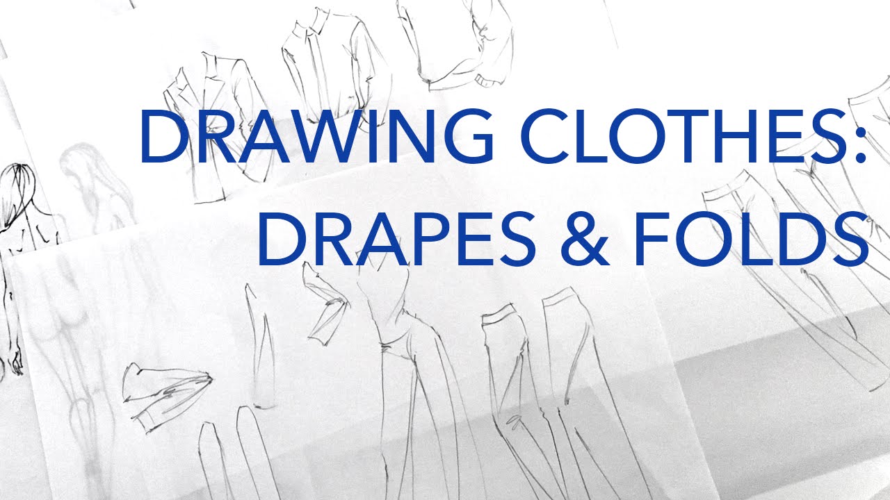 1280x720 drawing clothes drapes folds - Clothes Drawing