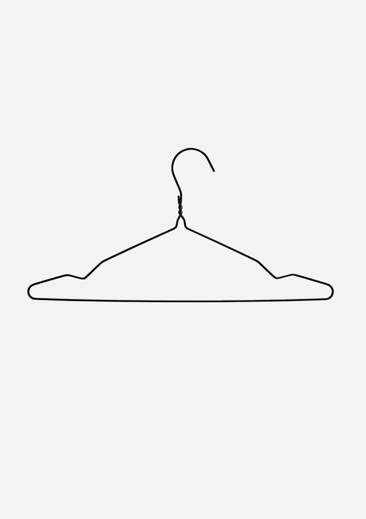 723x1024 matt black clothes hangers coat hanger retail hangers little - Clothes Hanger Drawing