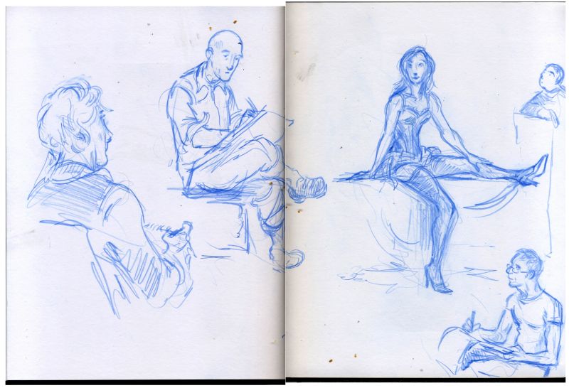 800x546 Burlesque Life Drawing - Clothes Model Drawing