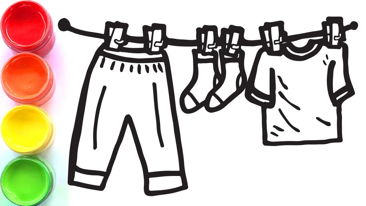 Clothesline Drawing at Explore collection of