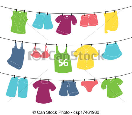 Clothesline Drawing at PaintingValley.com | Explore collection of ...