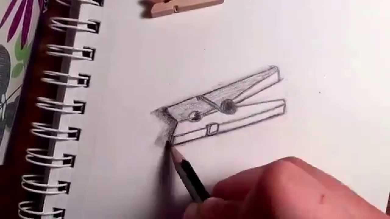 1280x720 Clothespin Drawing Time Lapse Sgtv - Clothespin Drawing