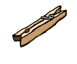 300x250 A Clothespin Drawing - Clothespin Drawing