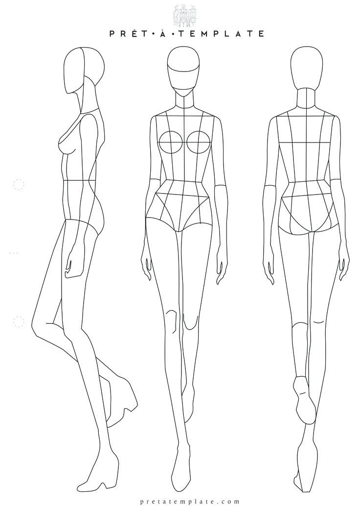 736x1041 fashion flat sketches templates vintage template clothing sketch - Clothing Drawing Templates