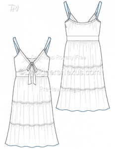 232x300 Fashion Technical Drawing Free Vector Fashion Flat Sketches - Clothing Drawing Templates
