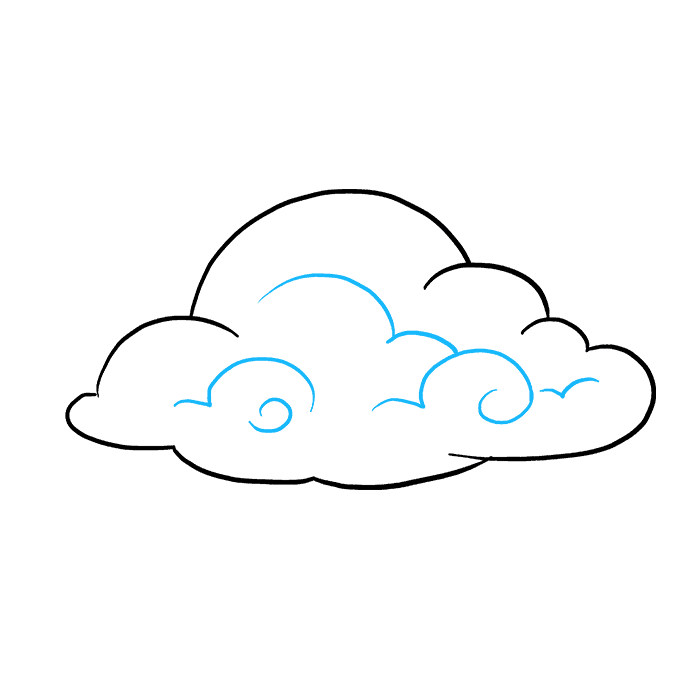 680x678 How To Draw Cartoon Clouds - Cloud Cartoon Drawing