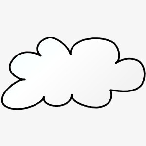 300x300 Line Drawing Cartoon Clouds, Line Clipart, Cartoon Clipart, Clouds - Cloud Cartoon Drawing