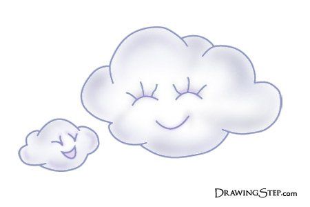 450x300 cartoon clouds tshirt i like - Cloud Cartoon Drawing
