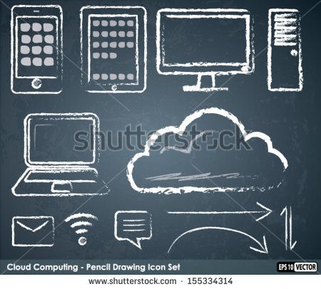 450x406 Cloud Computing Icons - Cloud Computing Drawing