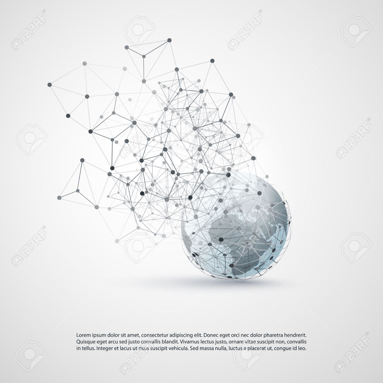 1300x1300 Earth Globe Drawing Abstract And Abstract Cloud Computing - Cloud Computing Drawing