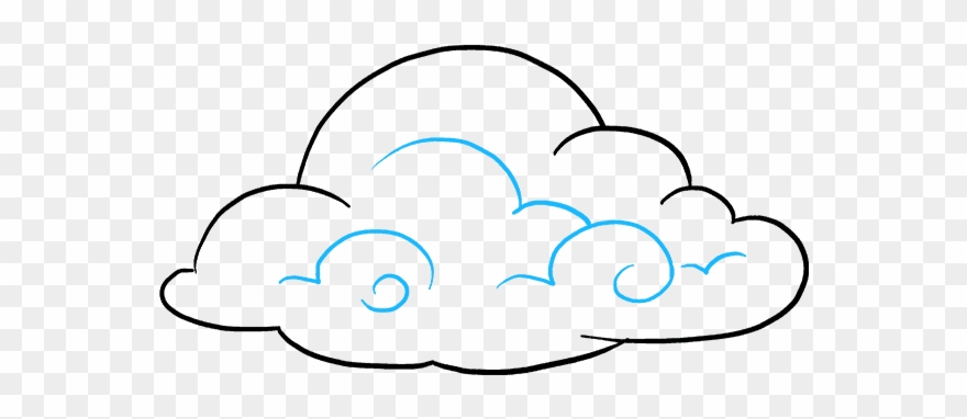 880x382 How To Draw Clouds - Cloud Drawing
