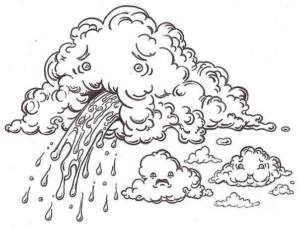 600x462 Cloud Drawing, Pencil, Sketch, Colorful, Realistic Art Images - Cloud Drawing