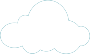 296x177 cloud to be labelled clip art - Cloud Drawing Images