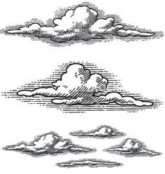 236x248 Doodle Collection Of Hand Drawn Vector Clouds Stock Vector - Cloud Drawing Images