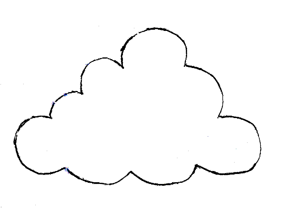 998x761 Cloud Drawing Simple For Free Download - Cloud Drawing Images