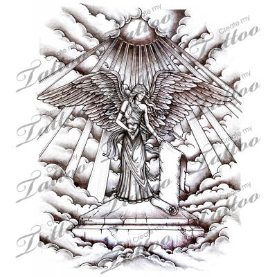 400x400 Collection Of Free Drawing Tattoos Cloud Download On Ui Ex - Cloud Drawing Tattoo