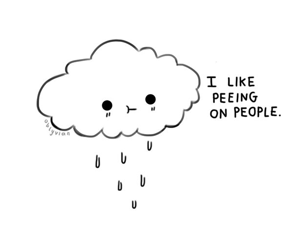 600x474 oblyvian art drawings, funny, funny drawings - Cloud Drawing Tumblr