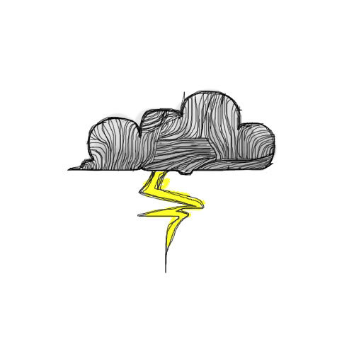 500x500 Rainy New Year Uploaded - Cloud Drawing Tumblr