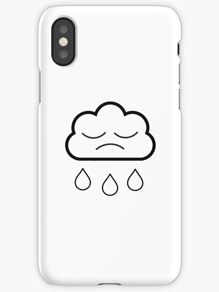 750x1000 Sad Face Aesthetic - Cloud Drawing Tumblr