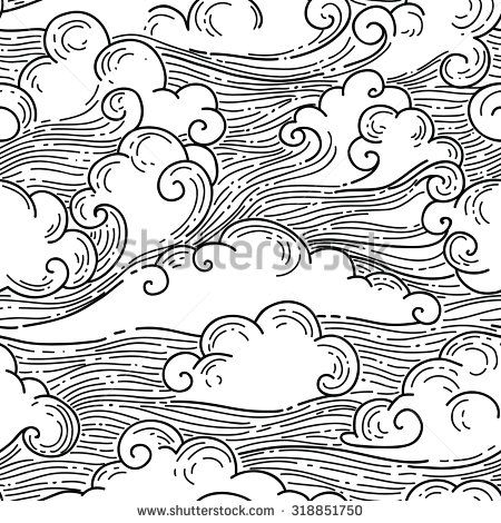 450x470 Cloud Line Stock Photos, Images, Pictures Shutterstock - Cloud Line Drawing