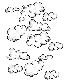 250x315 Cloud Line Drawing Png Png Image - Cloud Line Drawing