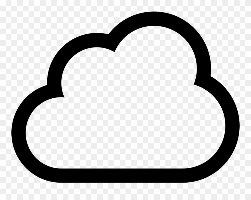 880x700 Cloud Outline Drawing At Getdrawings Com Free - Cloud Outline Drawing