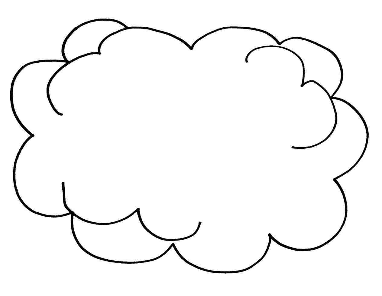 Cloud Outline Drawing At PaintingValley Explore Collection Of