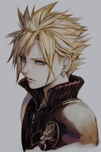 433x650 Cloud Strife Fanart - Cloud Strife Drawing