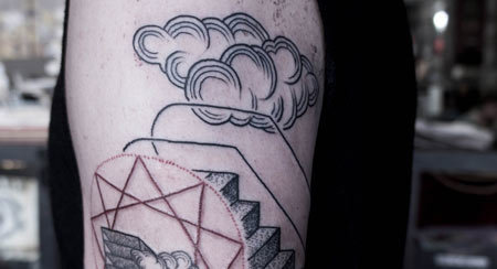 450x244 Top Cloud Tattoo Designs - Clouds Tattoo Drawing