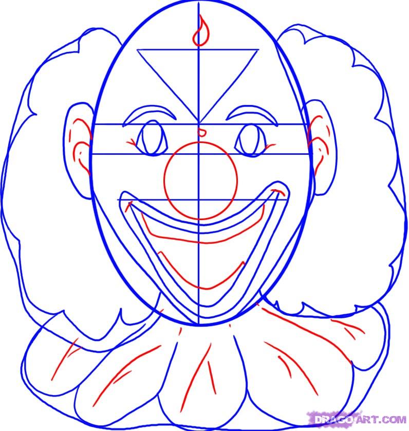 Clown Cartoon Drawing at PaintingValley.com | Explore collection of ...