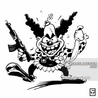 400x400 Scary Clown Cartoons And Comics - Clown Cartoon Drawing