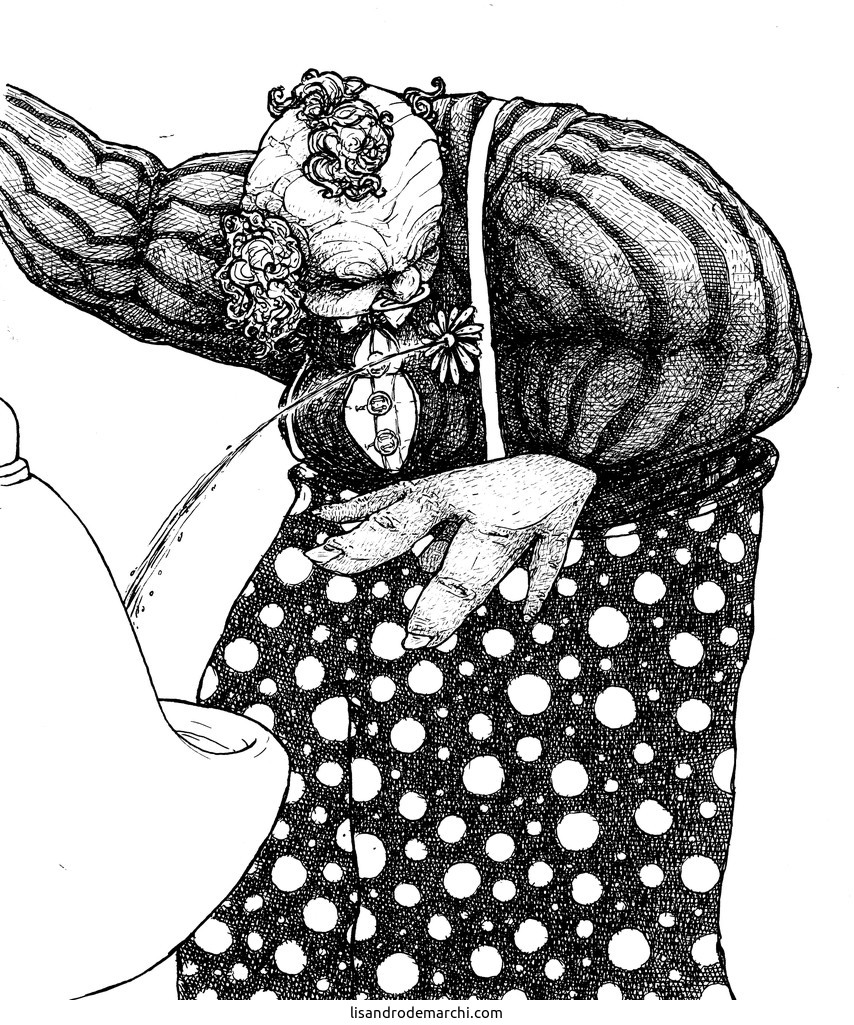 854x1025 Drawings And Illustrations Black And White Clown - Clown Cartoon Drawing