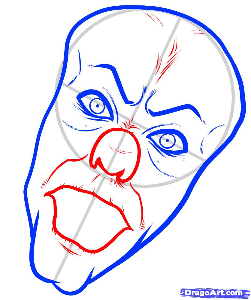 836x1000 Clown Amazing Drawing Drawing Skill - Clown Drawing Pictures