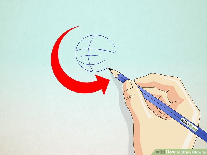 728x546 How To Draw Clowns Steps - Clown Drawing Step By Step