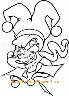 236x328 easy to draw clown face how to draw a scary clown step - Clown Drawing Step By Step