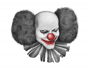 300x233 Let's Play Drawing - Clown Drawings