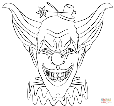 Clown Face Drawing At Paintingvalley.com 