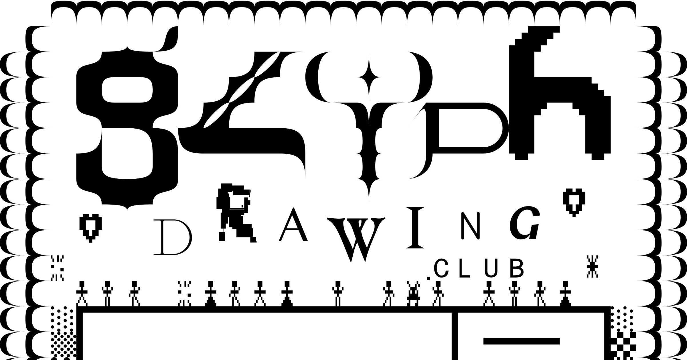 2400x1257 Glyph Drawing Club - Club Drawing