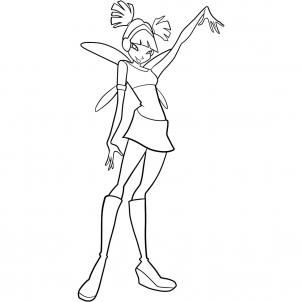 302x302 how to draw how to draw musa, winx club - Club Drawing