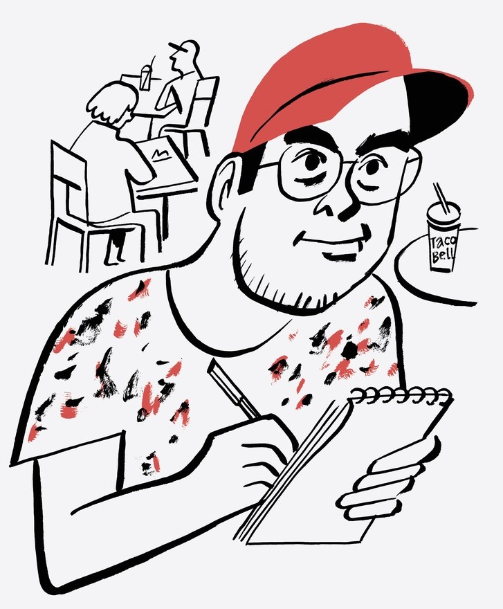 727x880 the taco bell drawing club the new yorker - Club Drawing