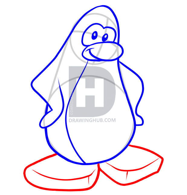 Club Penguin Drawing at Explore collection of Club