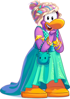 230x328 i wish i looked like this but alas i don't have a membership - Club Penguin Drawing