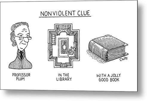 492x339 Nonviolent Clue Metal Print - Clue Drawing